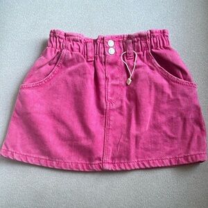 Zara pink denim skirt 2T - 3T NWOT
